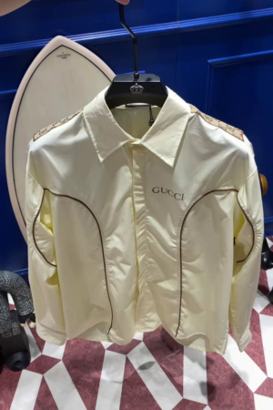 Men Cream Premium Lightweight Shirt with Stylish Piping Design for Casual and Party Wear